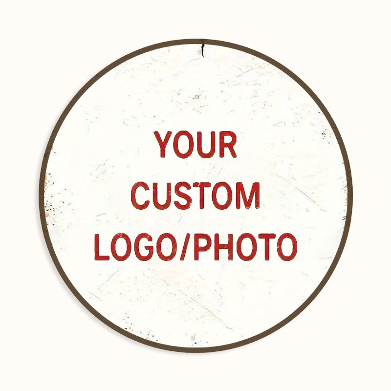 Home Office Image - Custom Photo/Text Aluminum Sign, Metal Plaque