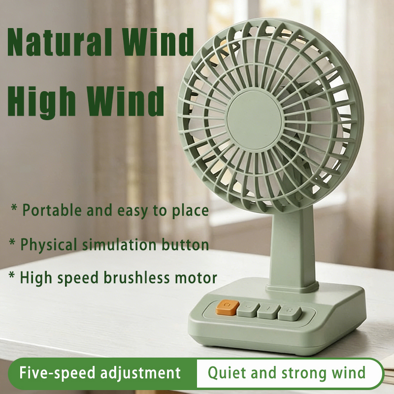 Home Office Hours - Vintage Desktop Fan 2000mAh 90° tilt