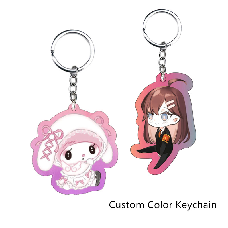 Home Office Image - Custom Colorful Acrylic Key Chain Cute