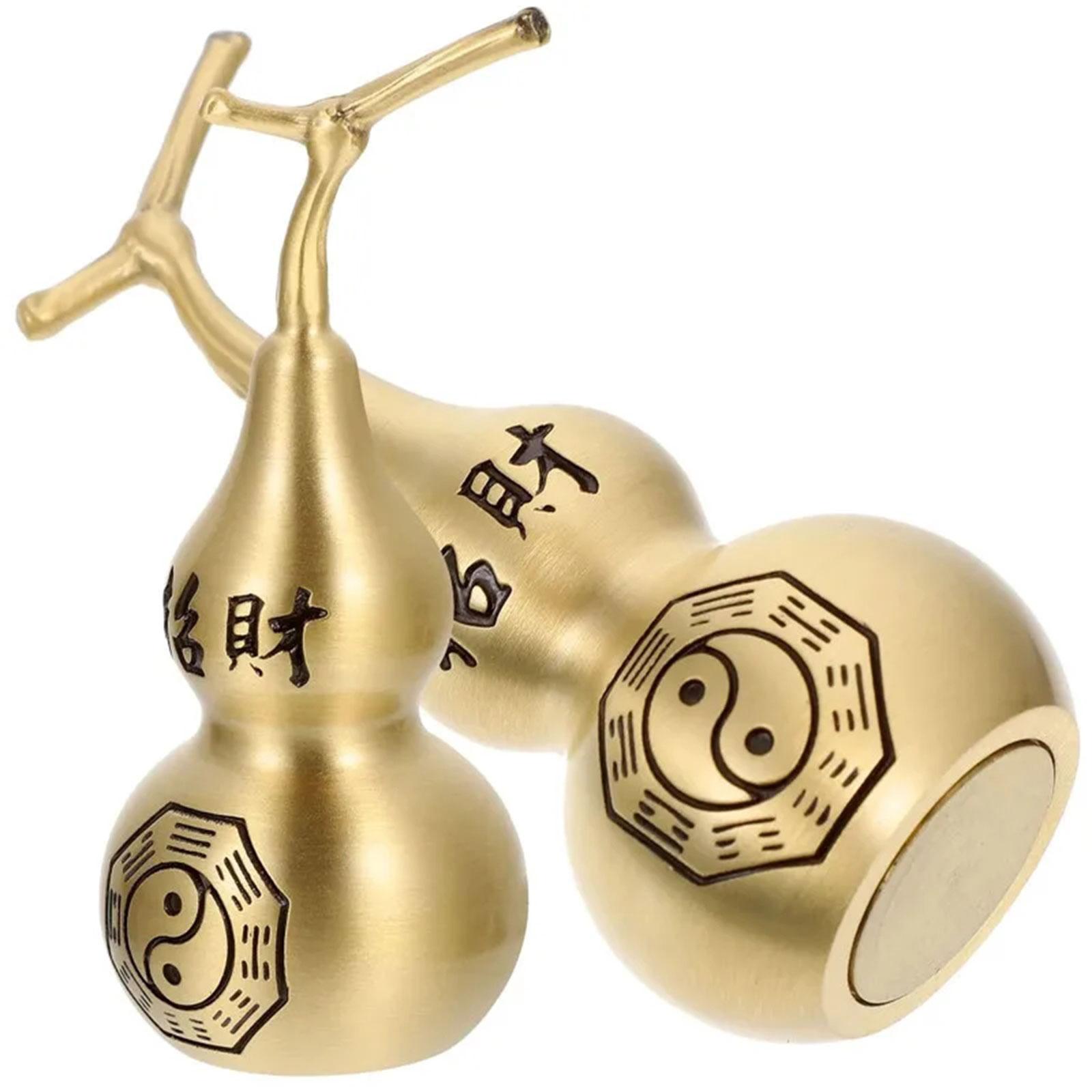 Home Office 2024 - Gourd Feng Shui Figurine Mini Desktop