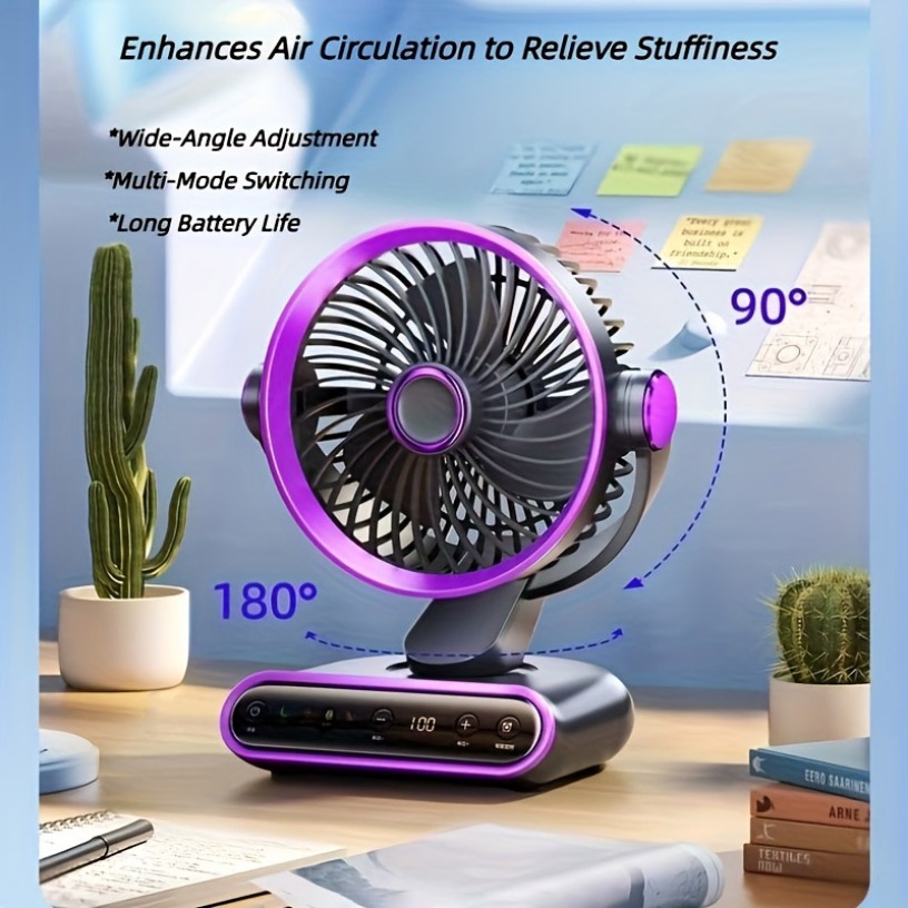 Home Office Hours - Smart Desktop Circulation Fan 4 Modes