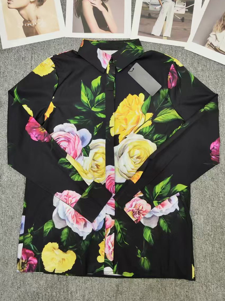 Printed lapel single-breasted  - Home Office For Two review and price