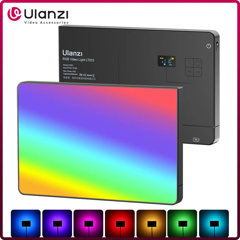 Ulanzi LT003 RGB Video Light F - Zoom Lighting Kit review and price