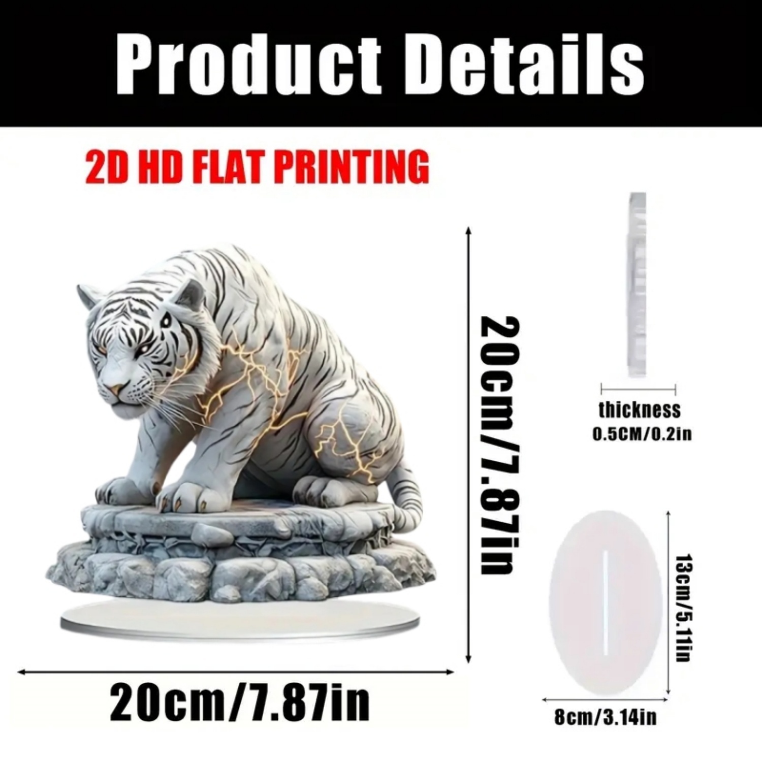 Two Tigers Statue,2D Flat Anim - Home Office For Two review and price