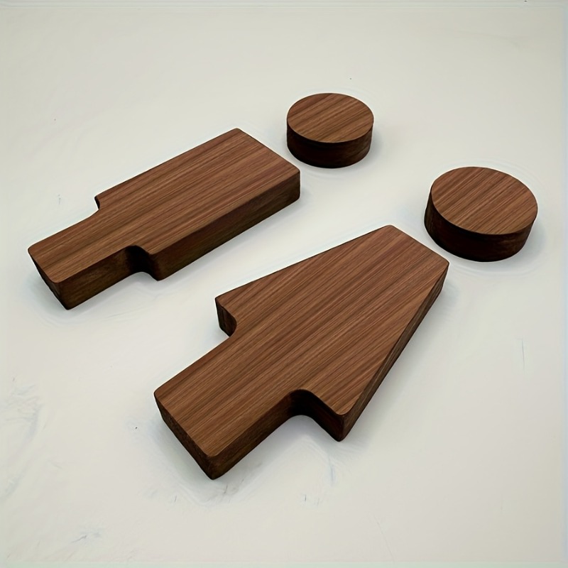 2PCS Wooden Bathroom Sign for  - Home Office Setup review and price
