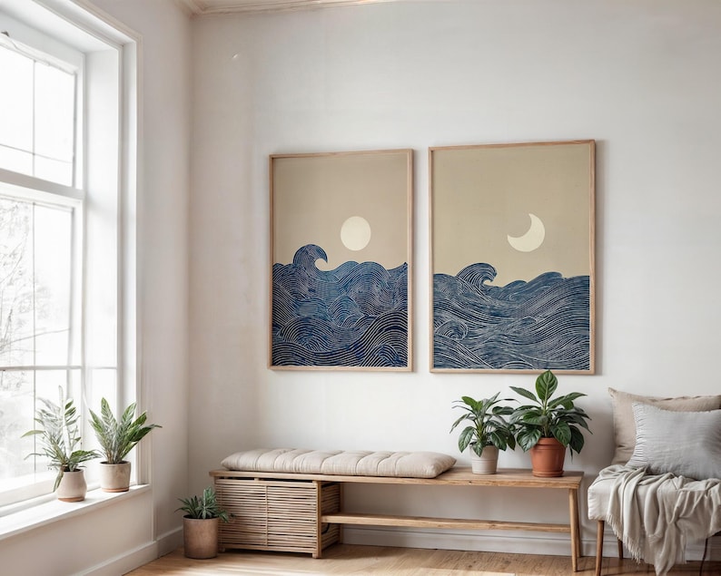 2pcs Japandi Minimalist Moon C - Home Office For Two review and price