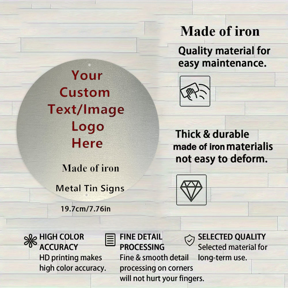 Custom Photo/Text Aluminum Sig - Home Office Image review and price