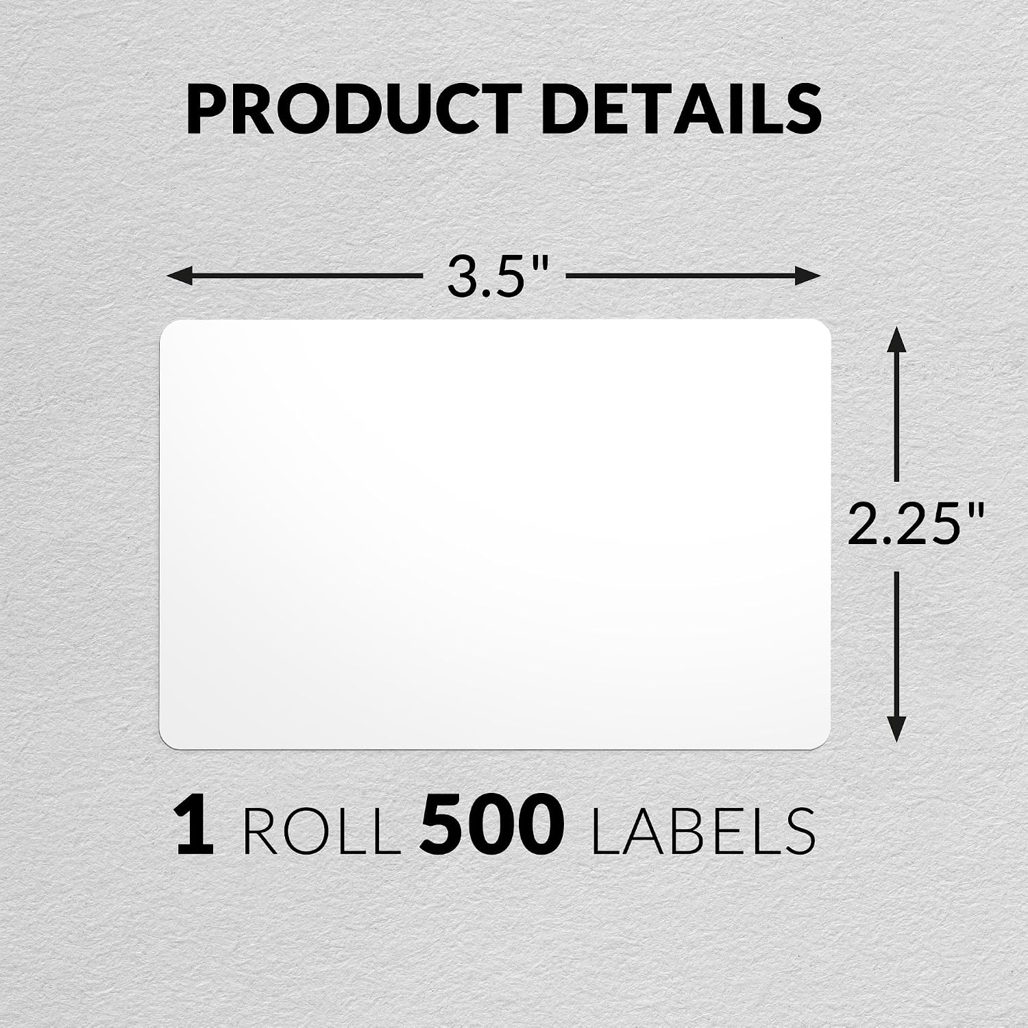 500 Blank Name Tag Stickers, 3 - Home Office Image review and price