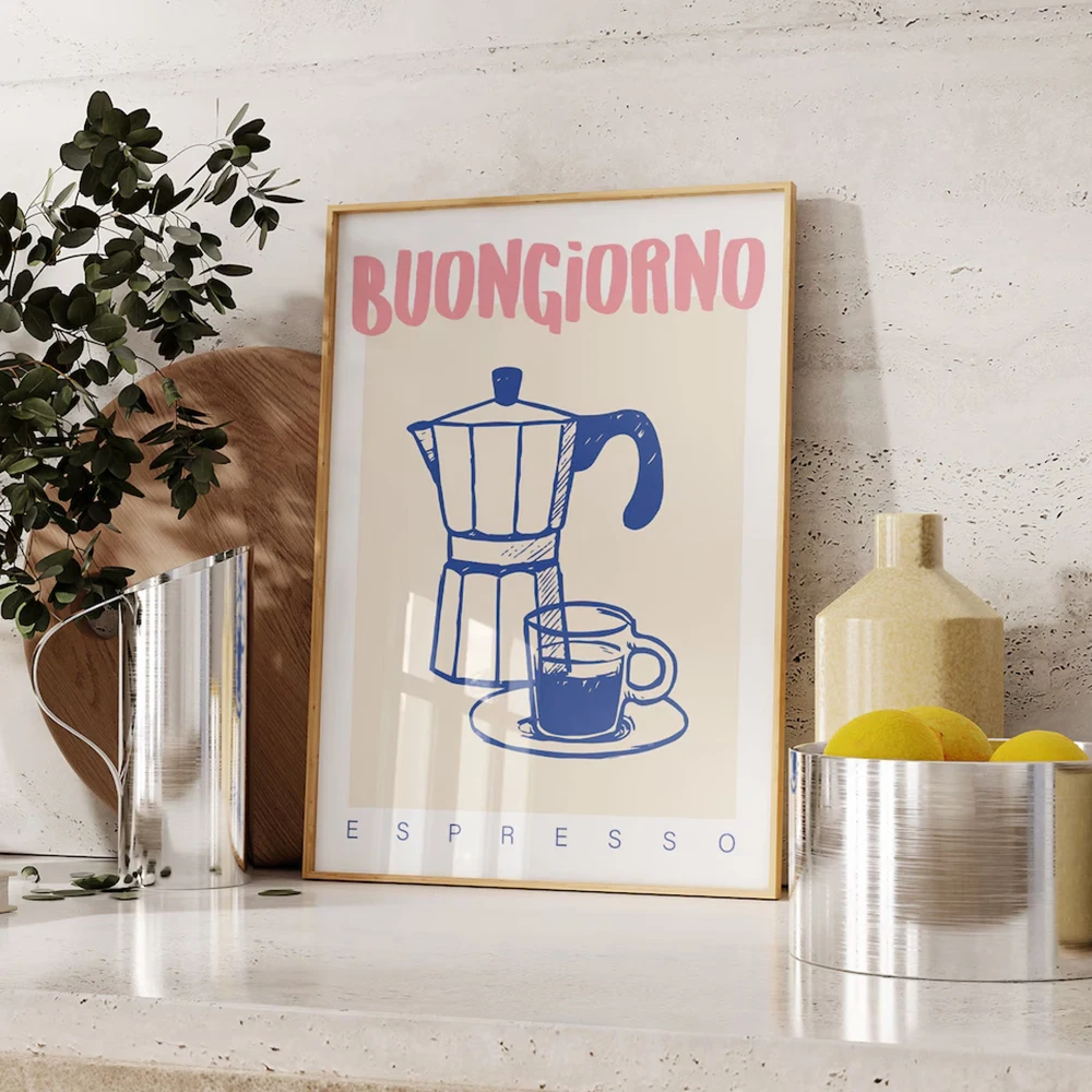 Modern Coffee Espresso Wall Ar - Home Office Image review and price