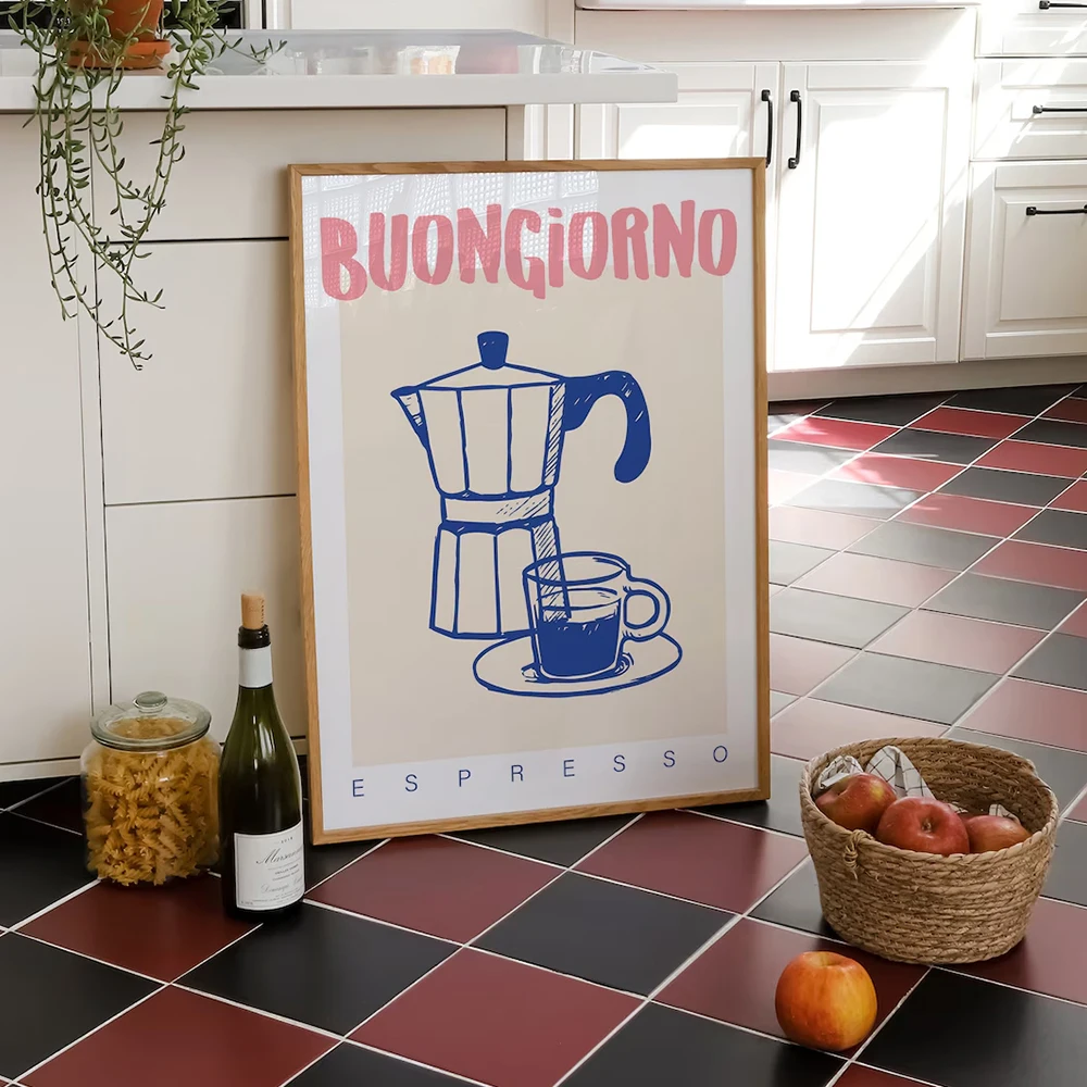 Modern Coffee Espresso Wall Ar - Home Office Image review and price