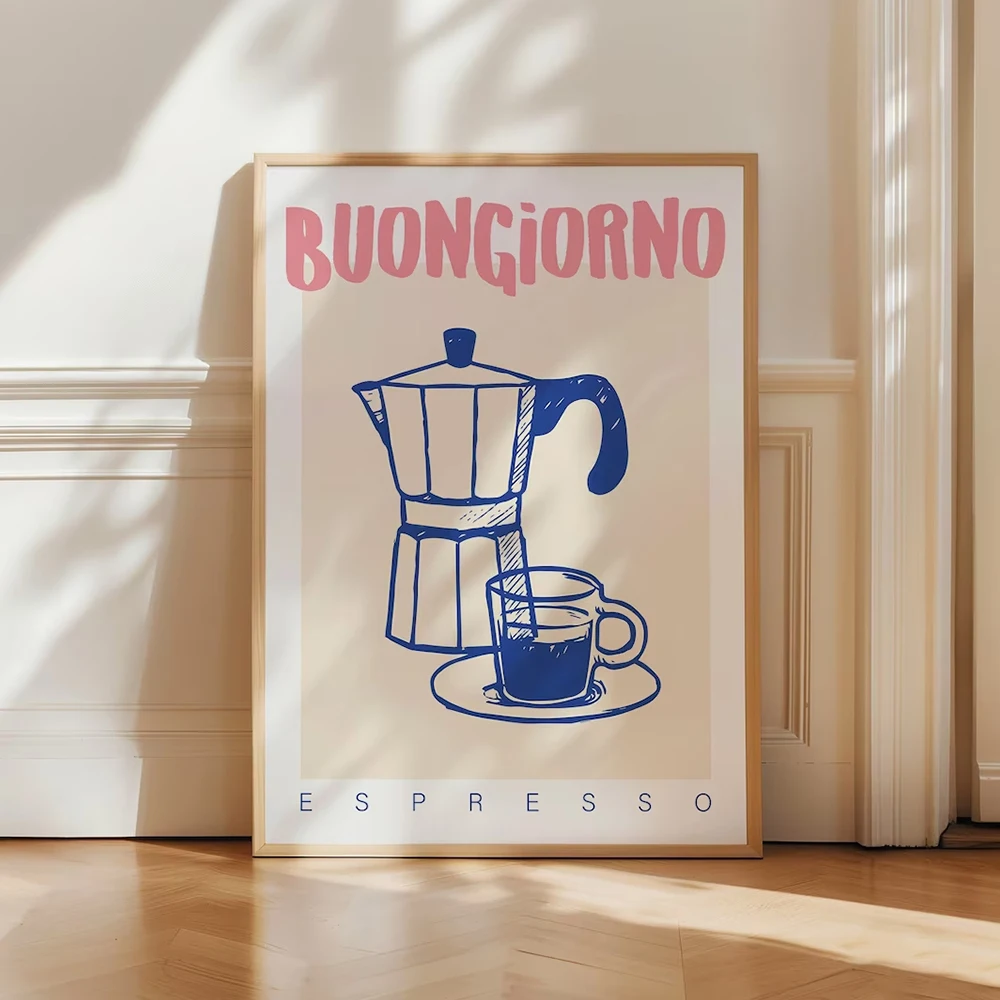 Modern Coffee Espresso Wall Ar - Home Office Image review and price