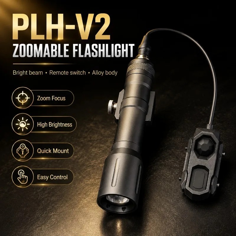 Sturdy PLH‑V2 Rail‑Mount Torch - Zoom Lighting Kit review and price
