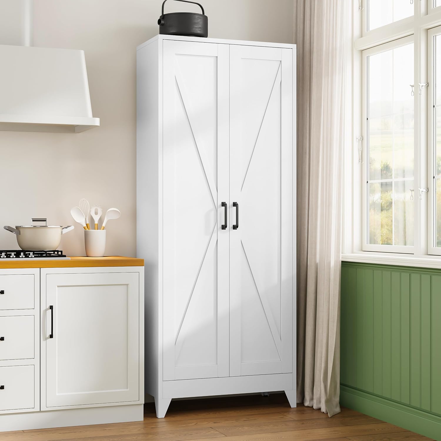 Tall Metal Storage Cabinet, Fr - Home Office For Two review and price