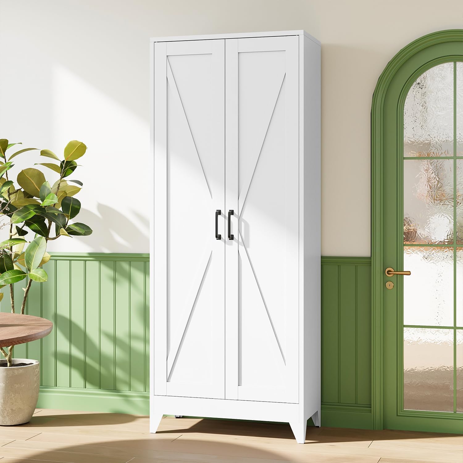 Tall Metal Storage Cabinet, Fr - Home Office For Two review and price