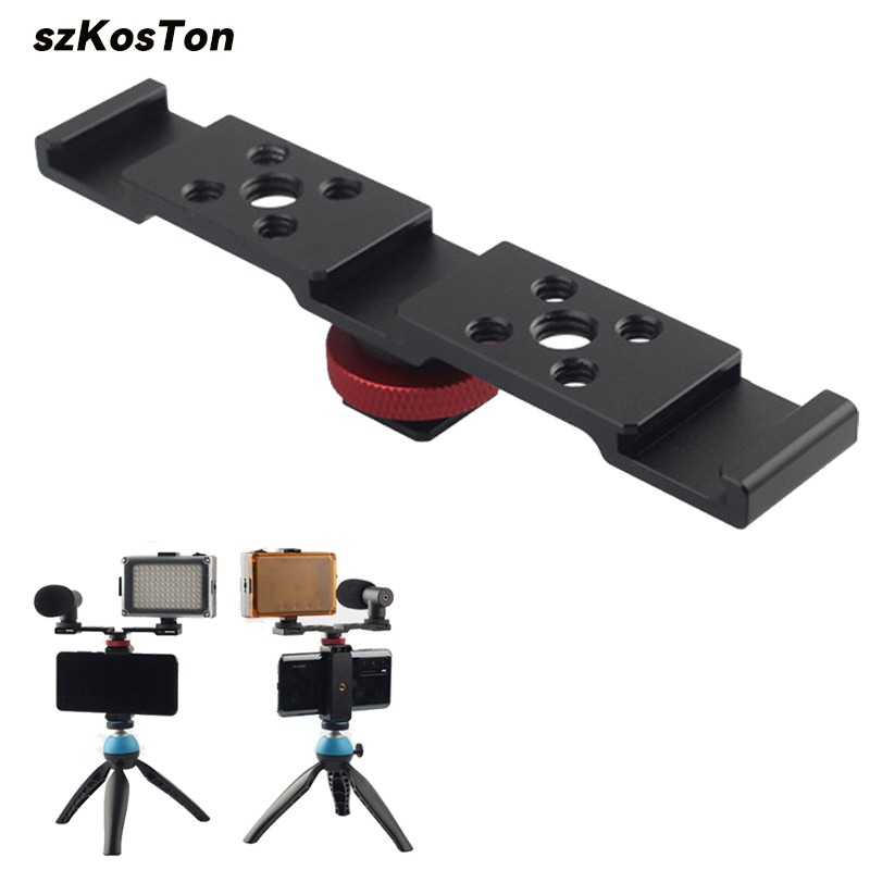 Aluminum Cold Shoe Mount Brack - Monitor Arm Dual review and price