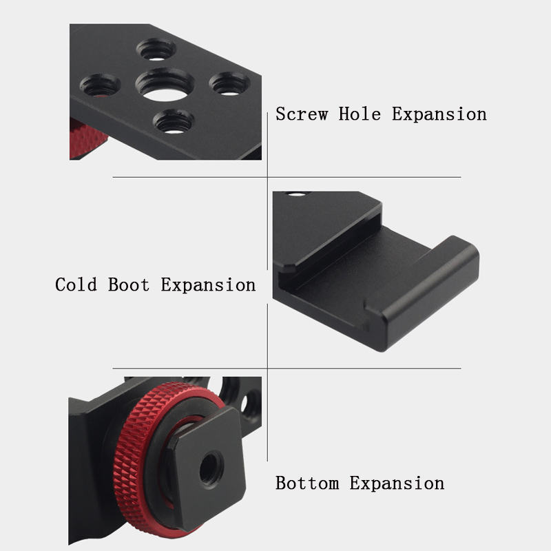 Aluminum Cold Shoe Mount Brack - Monitor Arm Dual review and price