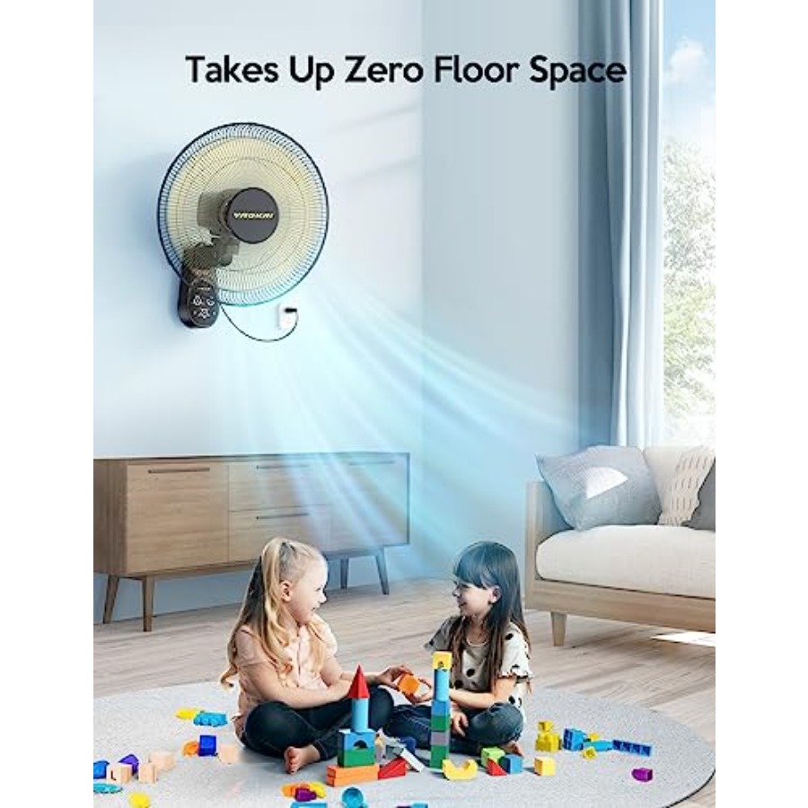 Wall Mount Fan, 16 Inch Wall F - Home Office Hours review and price
