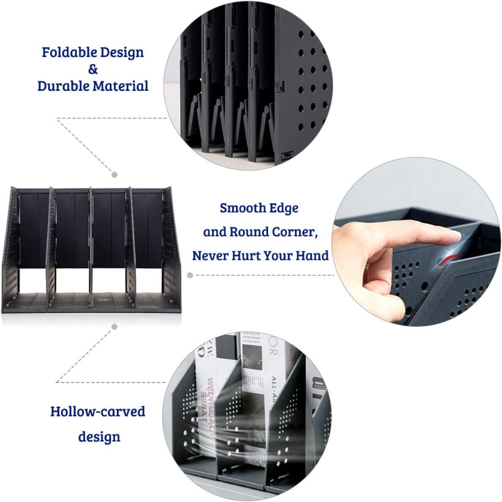 Collapsible Magazine Holder Pl - Home Office Image review and price