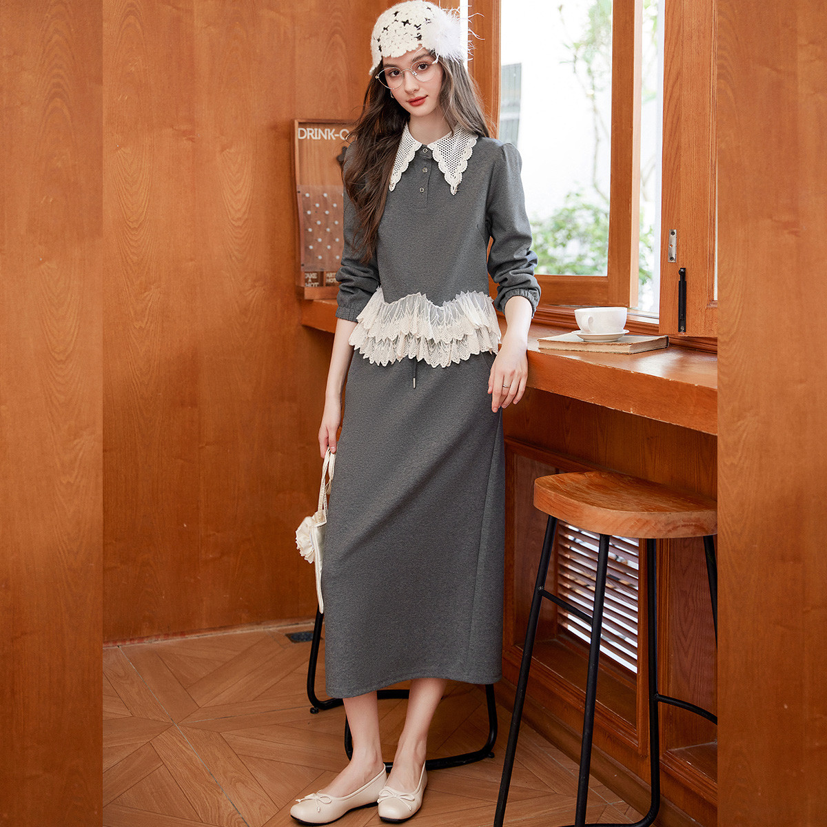 LOUIS YAO Lace Color Contrast  - Home Office For Two review and price