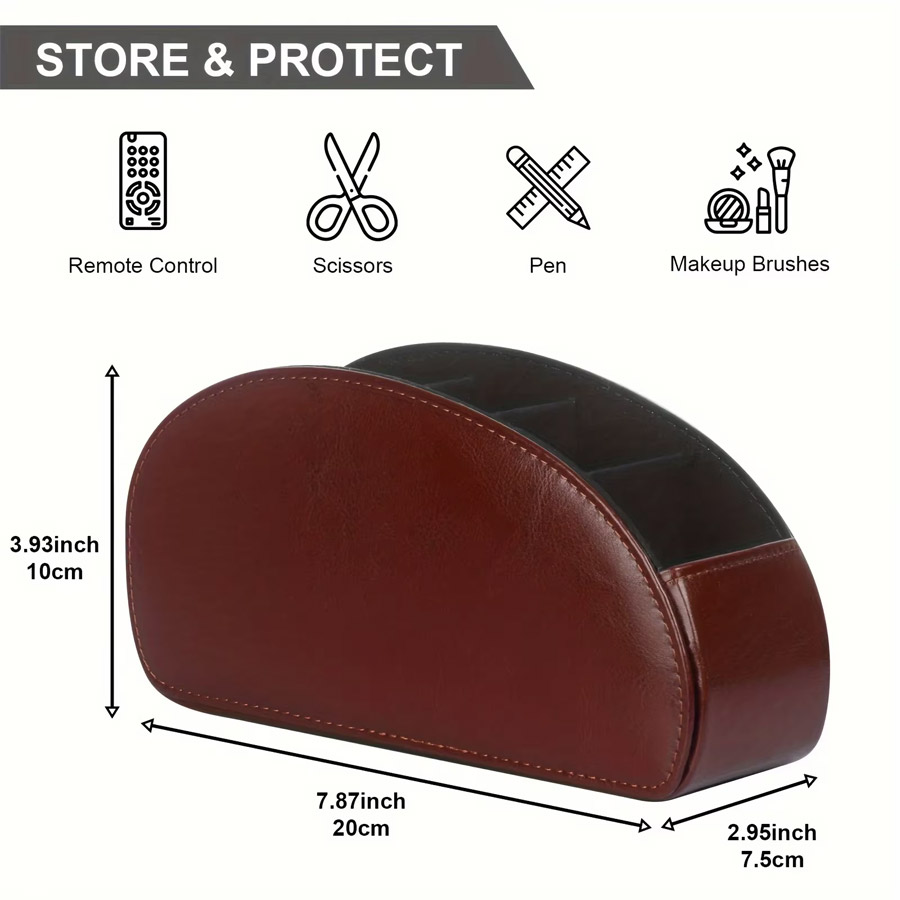 1Pc 5 Grid PU Leather Desktop  - Home Office Setup review and price