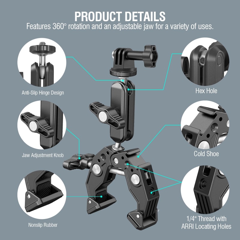 Universal Aluminum Super Clamp - Monitor Arm Dual review and price