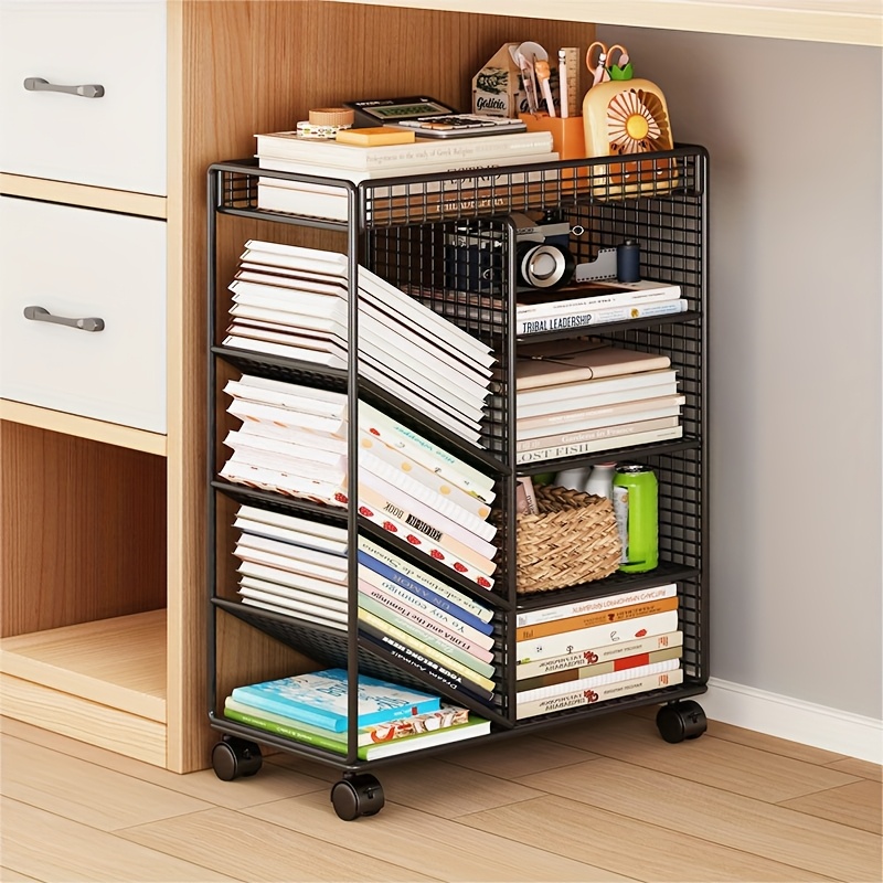 Rolling Book Cart -  Metal Mob - Home Office Shed review and price