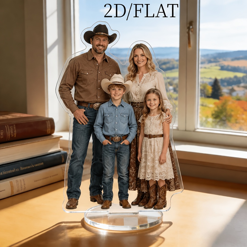 1Pc 2D Flat Custom Photo Acryl - Home Office Image review and price