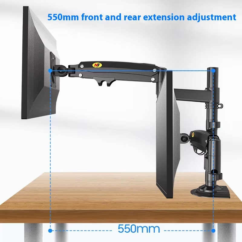 Aluminum Alloy Black Dual Colu - Monitor Arm Dual review and price