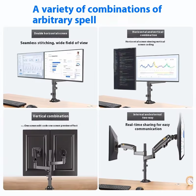 Aluminum Alloy Black Dual Colu - Monitor Arm Dual review and price