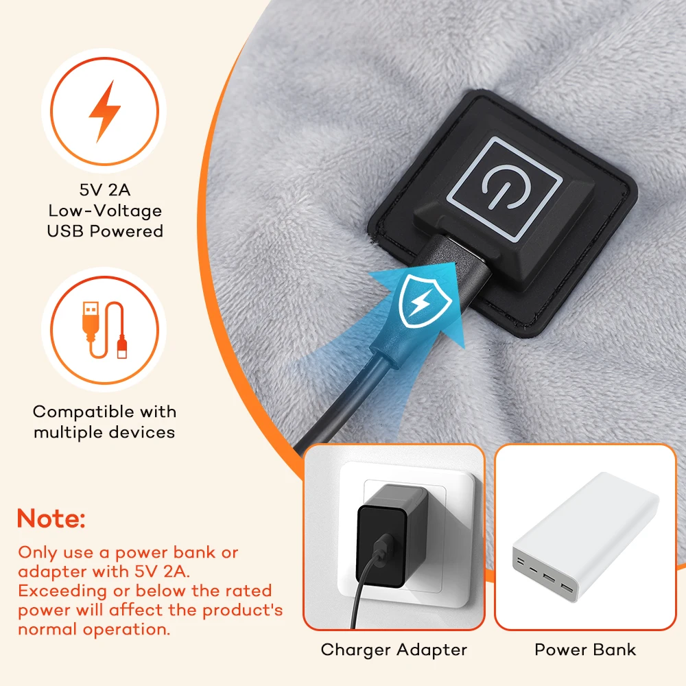 USB Heated Shawl with 3 Heat S - Home Office Hours review and price