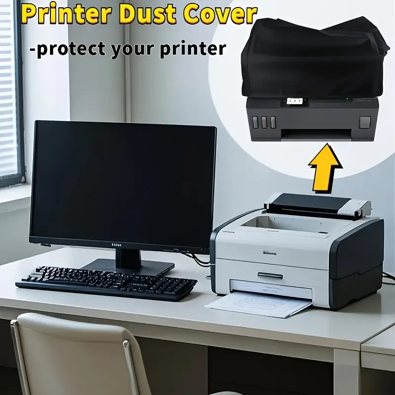 1pc Printer Cover - Sturdy And - Laser Printer Home review and price