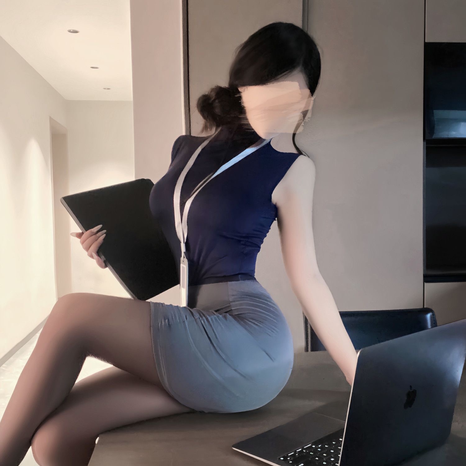 Sweet Skirts Set OL Sexy Pure  - Home Office For Two review and price
